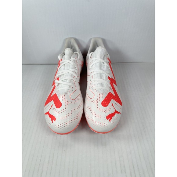 Puma Future Play FG/AG White Pink Soccer Cleats Mens Size 12 107377-01 NEW - Picture 2 of 8